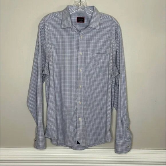 UNTUCKit Wrinkle-Free Performance Dalton Shirt Long Sleeve Button Down Large - Picture 3 of 7